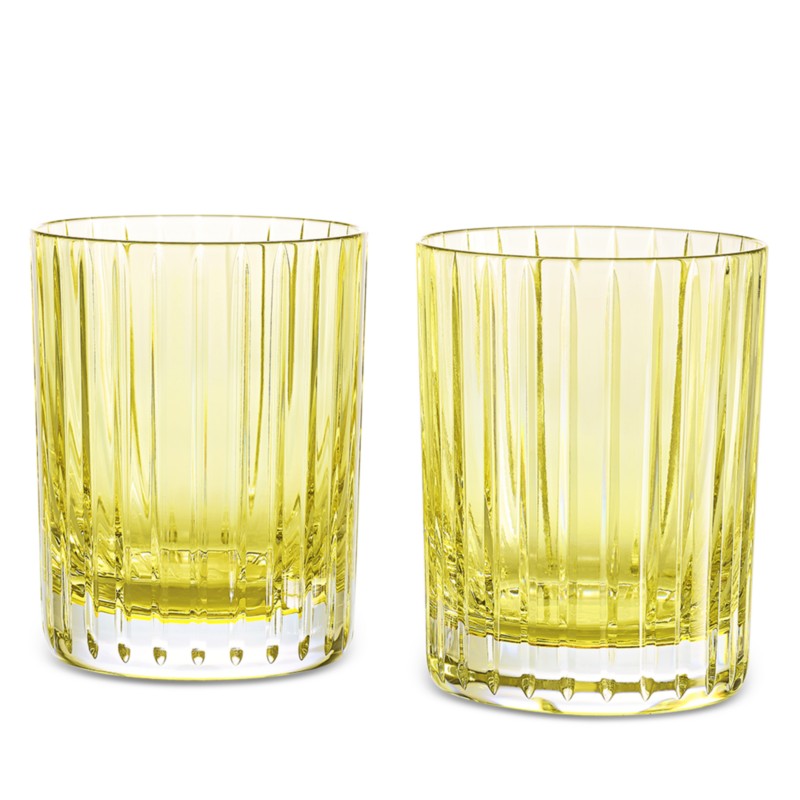 Baccarat Harmonie Pastel Tumblers, Set of 2 in Pastel Yellow