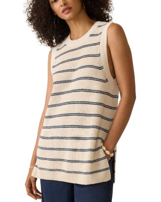 Faherty Miramar Crewneck Sweater Tunic | Bloomingdale's