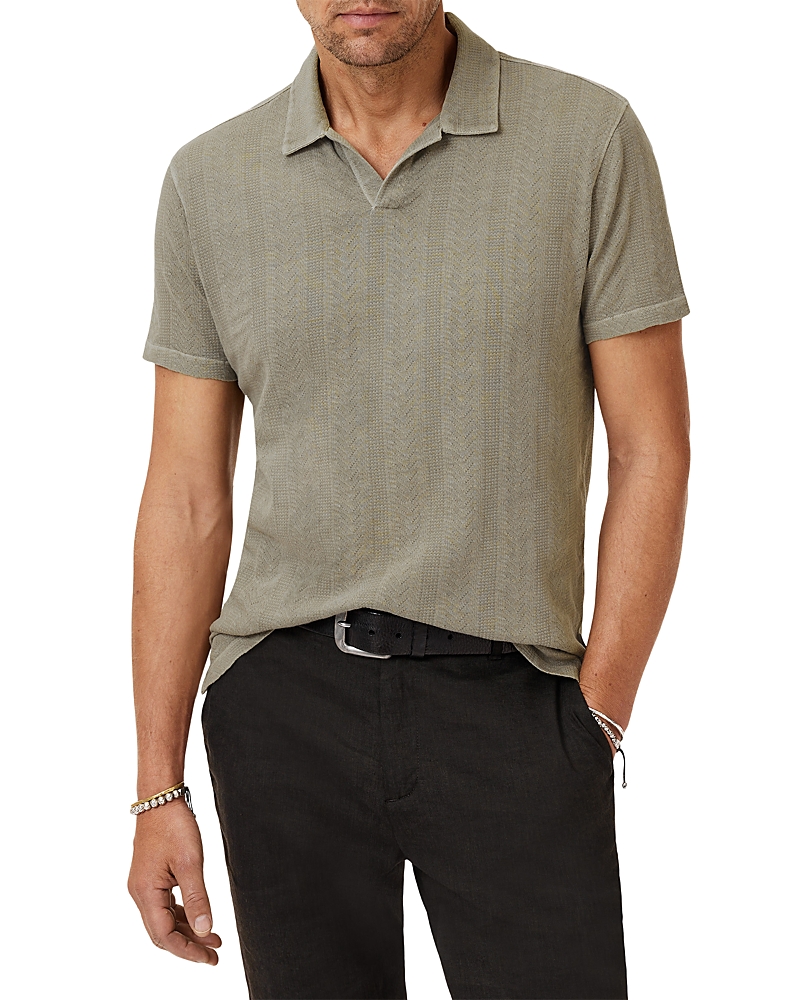 John Varvatos Zion Open Collar Polo Shirt