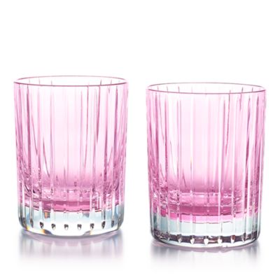 Baccarat - Harmonie Pastel Pink Tumblers, Set of 2