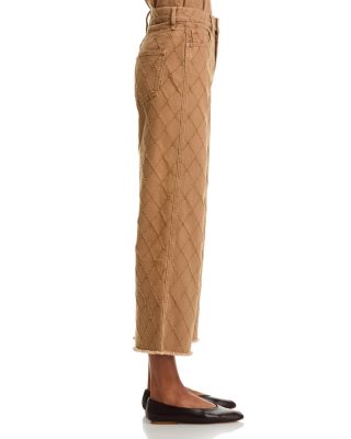 Taylor Cropped High Rise Jeans in Hazelnut Stone