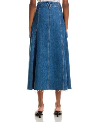 Alix Denim Circle Skirt