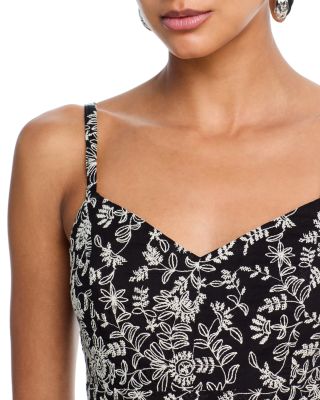 Embroidered Tank Midi Dress
