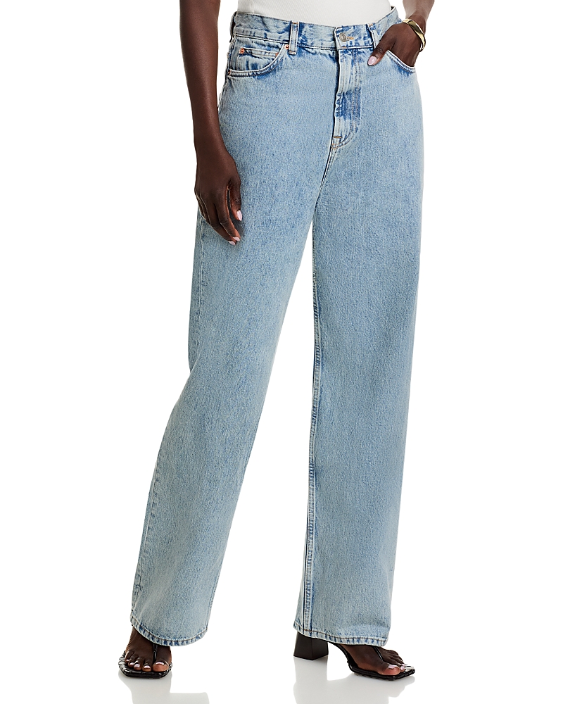 WARDROBE.NYC WARDROBE. NYC LOW RISE JEANS IN BLUE