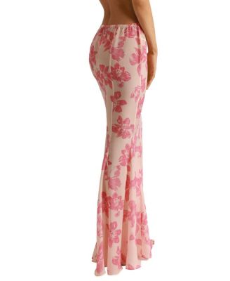 Papillon Et Orchidee Maxi Skirt