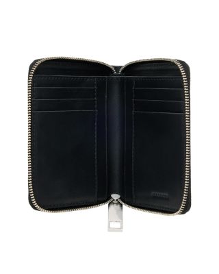 Lena Leopard Print Suede Wallet 