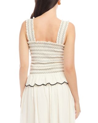 Elliot Smocked Tank Top