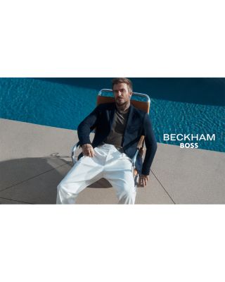 x David Beckham Cinch Waist Trousers 