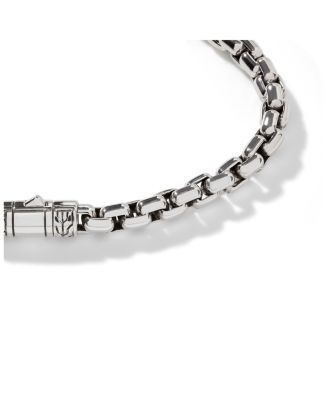 Sterling Silver Box Chain Bracelet, 4.8mm