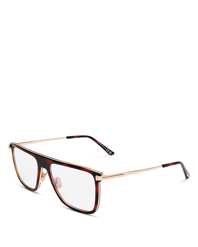 Tom Ford Square Glasses, 55mm