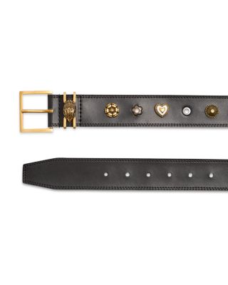 Women's Novelty Studded Leather Belt