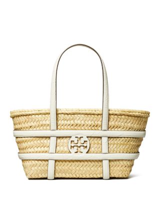 Tory Burch - Ella Small Straw Basket Tote