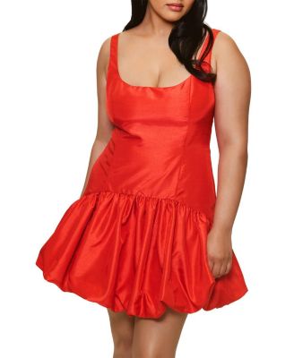 Hutch - Plus Size Lowry Drop-Wasit Bubble Dress