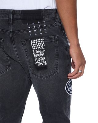 Van Winkle Roadhouse Skinny Jeans in Black