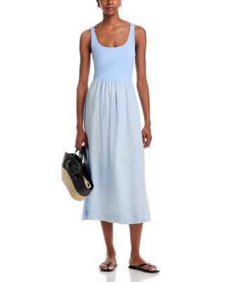 Sleeveless Knit Combo Dress