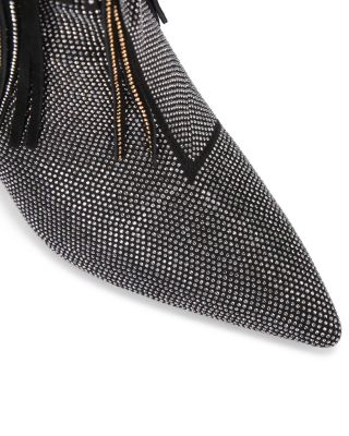 Women&#39;s Fringe Beaded Booties