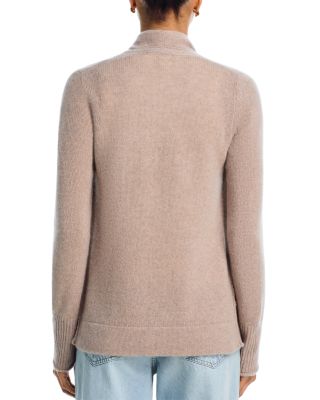 100% Cashmere Drape Front Cardigan - Exclusive