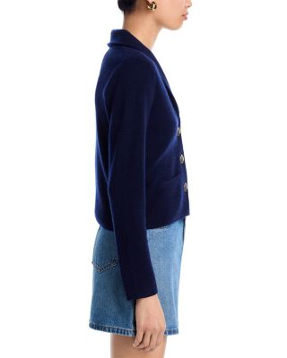 100% Cashmere Novelty Button Blazer - Exclusive