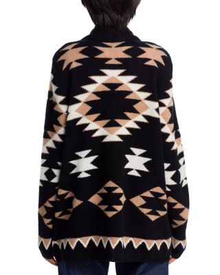 100% Cashmere Aztec Cardigan - Exclusive