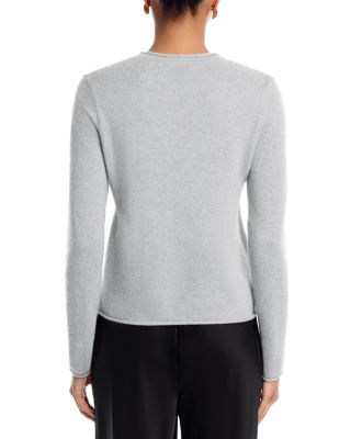 100% Cashmere Rolled Edge Sweater - Exclusive