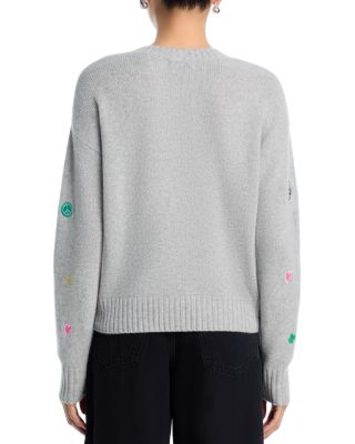 100% Cashmere Icons Crewneck Sweater - Exclusive
