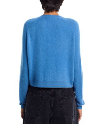 100% Cashmere Crewneck Cardigan - Exclusive