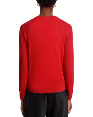 100% Cashmere Crewneck Cardigan Sweater - Exclusive
