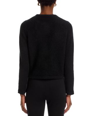 100% Cashmere Chevron Trim Cardigan - Exclusive