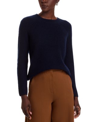 100% Cashmere Shaker Stitch Raglan Sweater - Exclusive