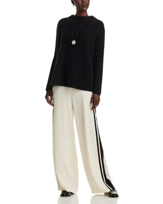 Mock Neck Brushed 100% Cashmere Sweater - Exclusive