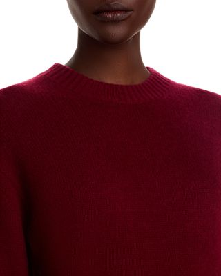 100% Cashmere Boxy Crewneck Sweater - Exclusive