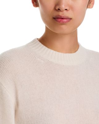 100% Cashmere Boxy Crewneck Sweater - Exclusive