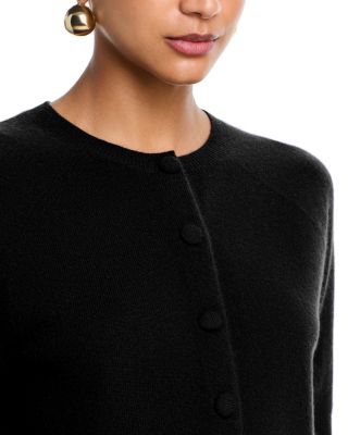 100% Cashmere Crewneck Cardigan - Exclusive