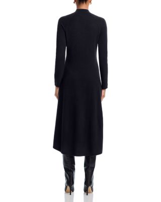 100% Cashmere Mock Neck Dress
