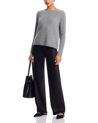 100% Cashmere Shaker Stitch Raglan Sweater - Exclusive