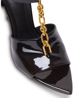 Women's Sync Patent Leather Sandals with Heel
