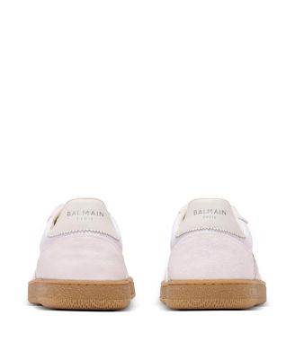 Women's Leather and Canvas Swan Trainers