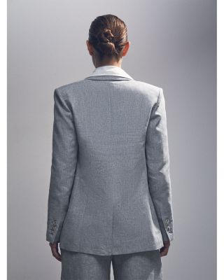 Willow Single Button Linen Jacket
