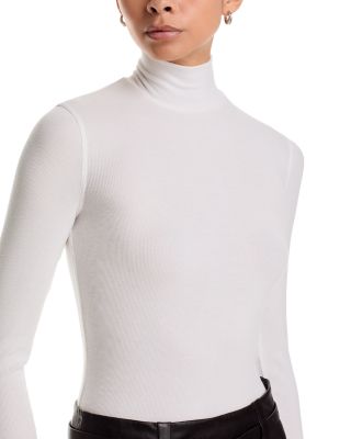 Rib Knit Turtleneck Top