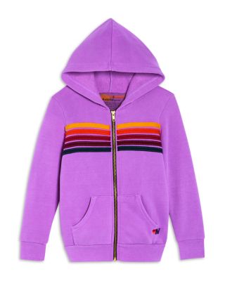 Unisex 5 Stripe Zip Hoodie and Sweatpants - Little Kid, Big Kid