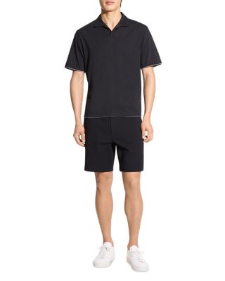 Double Layered Johnny Collar Polo Shirt