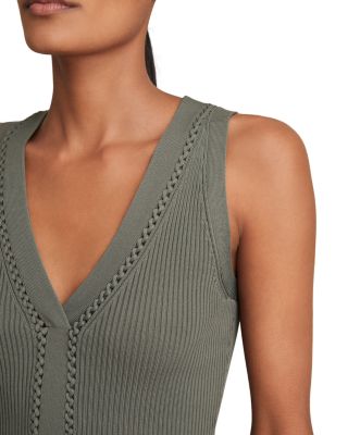 Lanette Craft Stitch Vest Top
