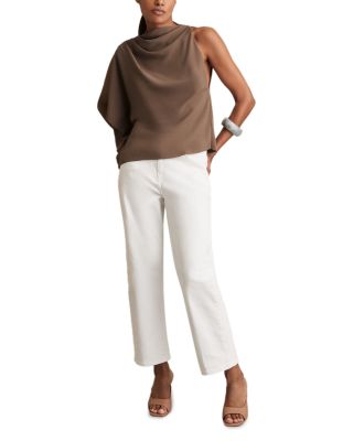 Elle One Shoulder Drape Top