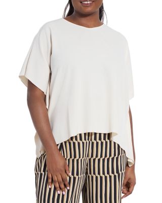 Lyssé Plus - Carmen V Neck Scarf Top