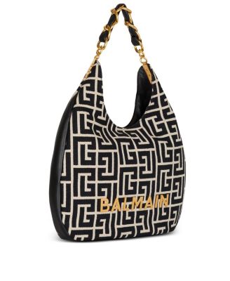 1945 Soft Hobo Monogrammed Jacquard Tote Bag