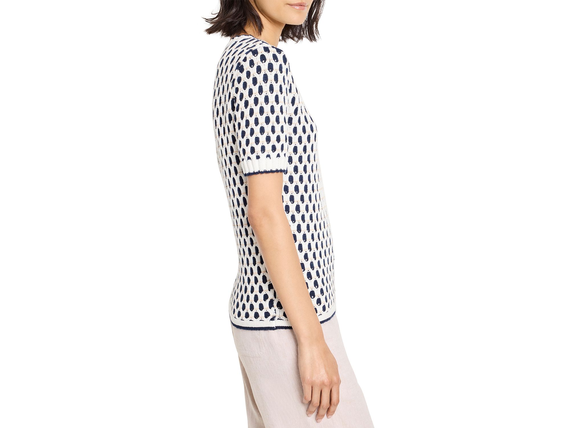 Geo Tuck Stitch Sweater — Image 4