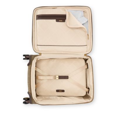 Tweed Collection Expandable Spinner Suitcase