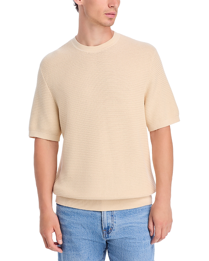 Madewell Racking Regular Fit Short Sleeve Sweater