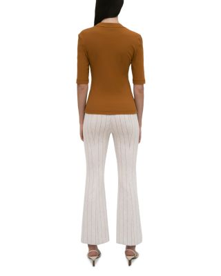 Pull On Cropped Flare Pants