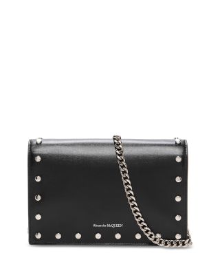 Small Skull Leather Crossbody Bag